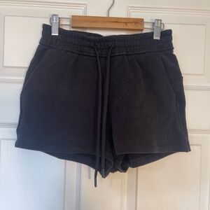 Lululemon Women's Black Sweat Shorts